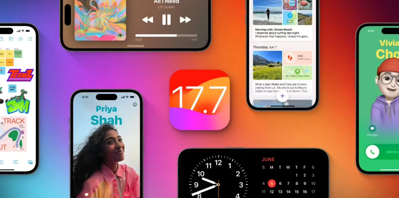 道滘镇苹果手机维修分享苹果 iOS / iPadOS 17.7.1 正式版推送 